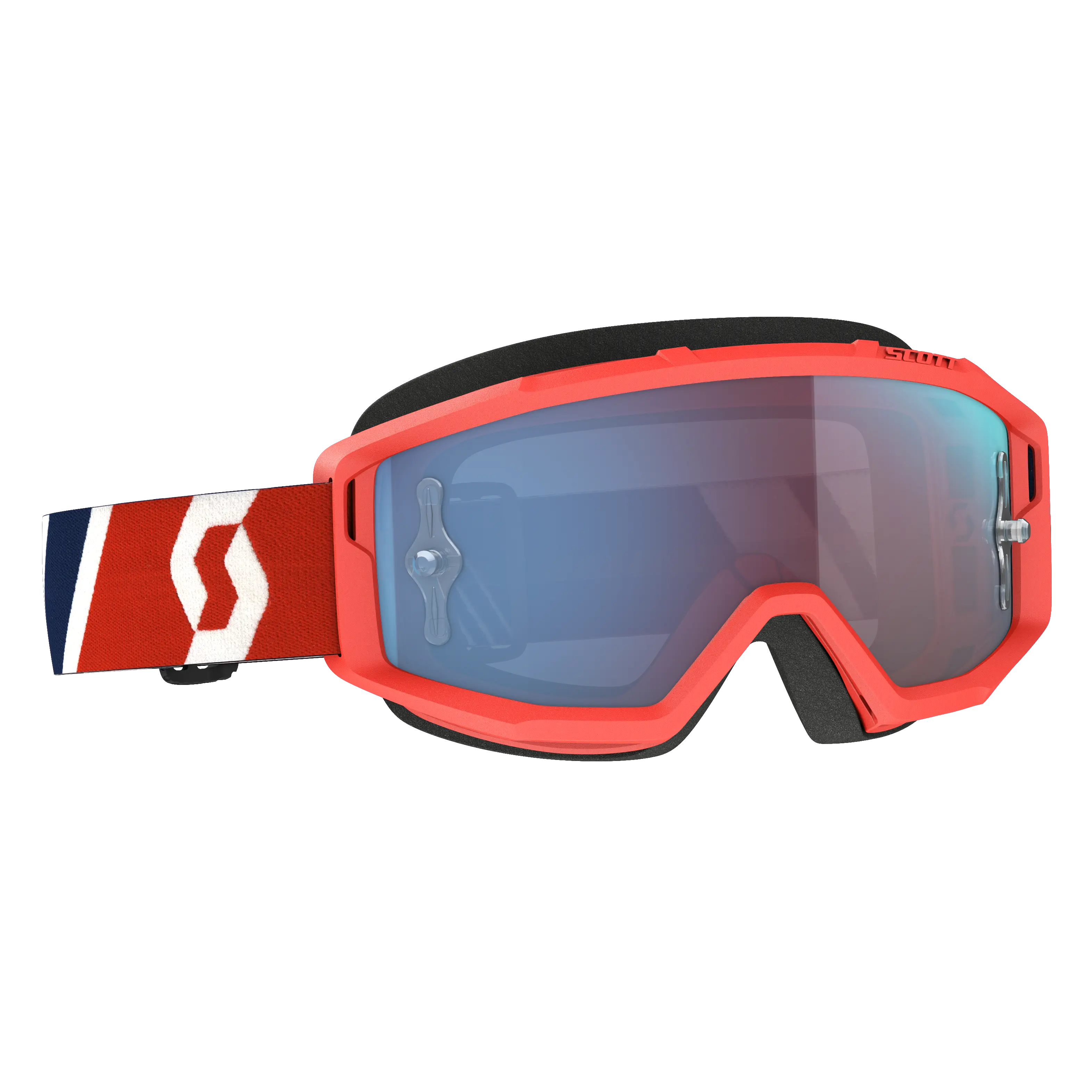 Primal Goggle Red/Blue Blue Chrome Works Lens - Image 3