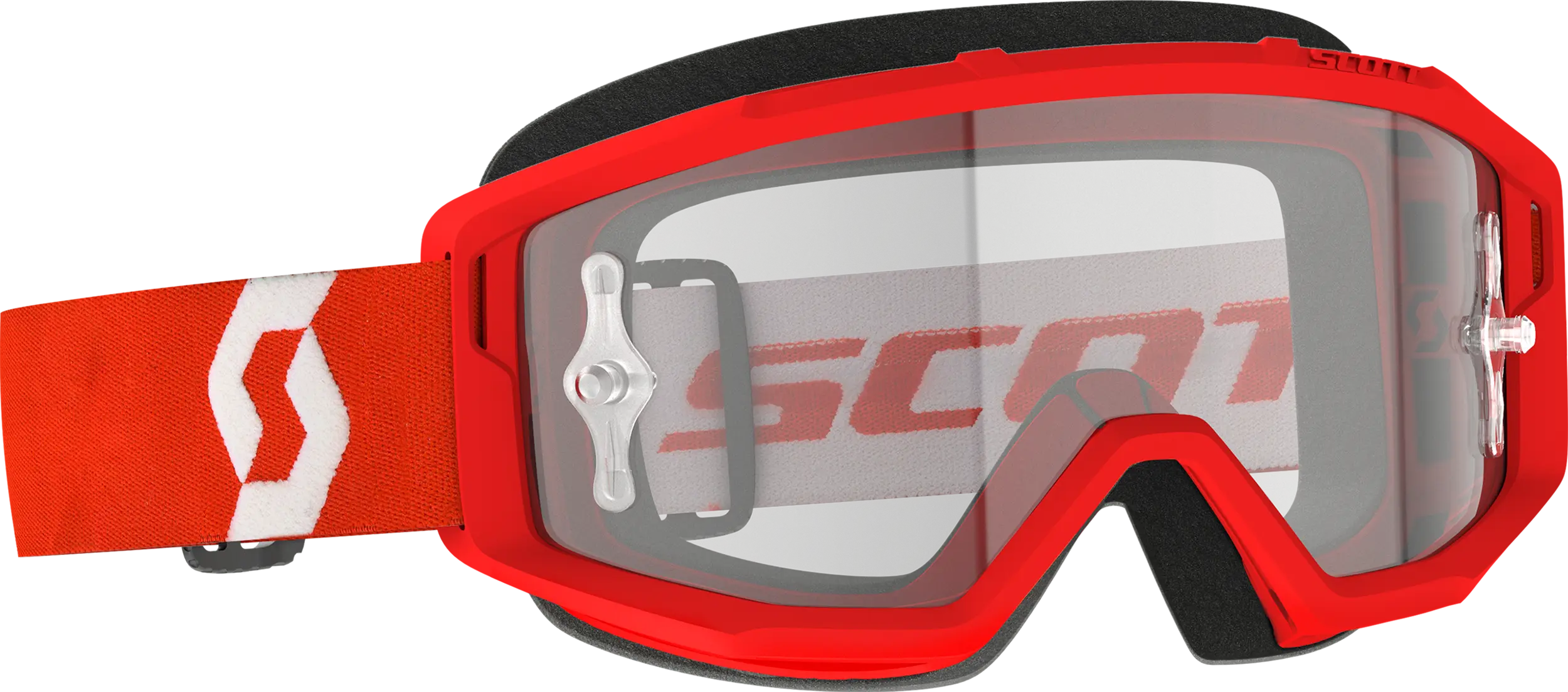 Primal Goggle Red/White Clear Works - Image 3