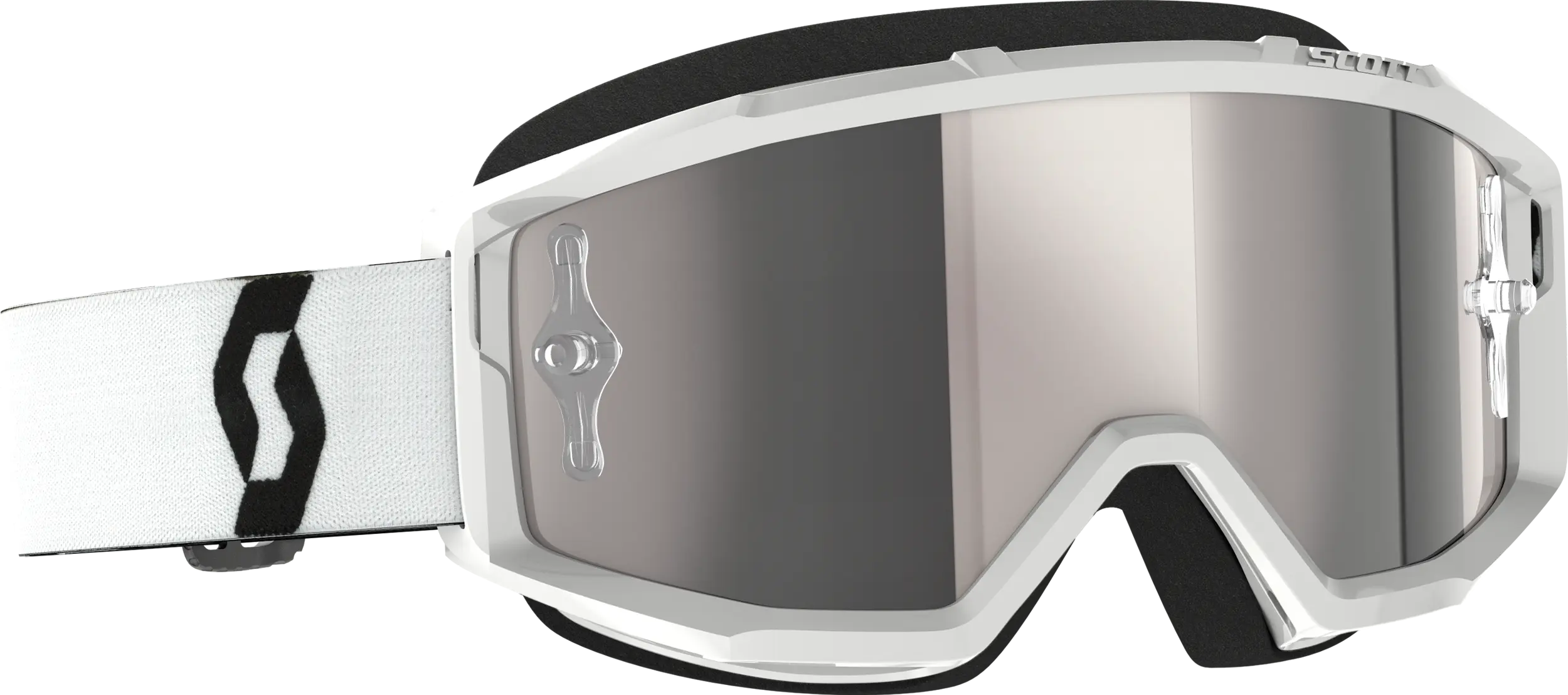 Primal Goggle White Silver Chrome Works - Image 3