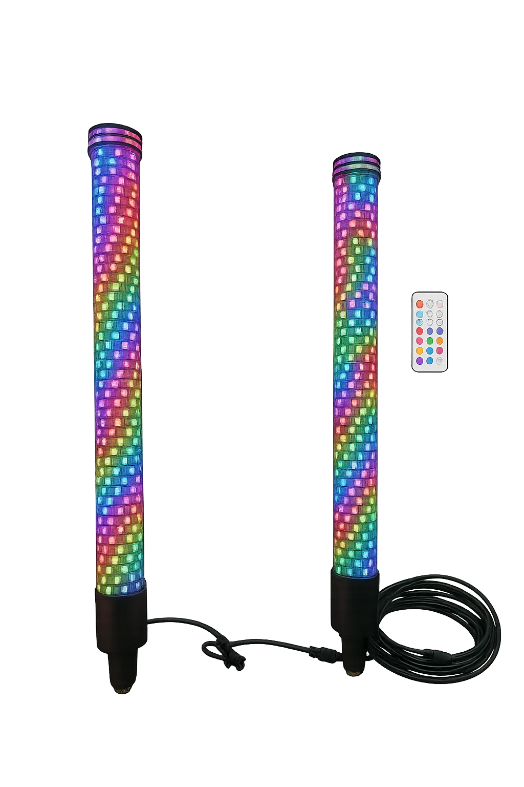 R1 Industries Pro Series LED Light Whips – World's Best LED Whips - Lifetime Warranty | 2ft Fatty, 3ft & 4ft | Pair - Image 6