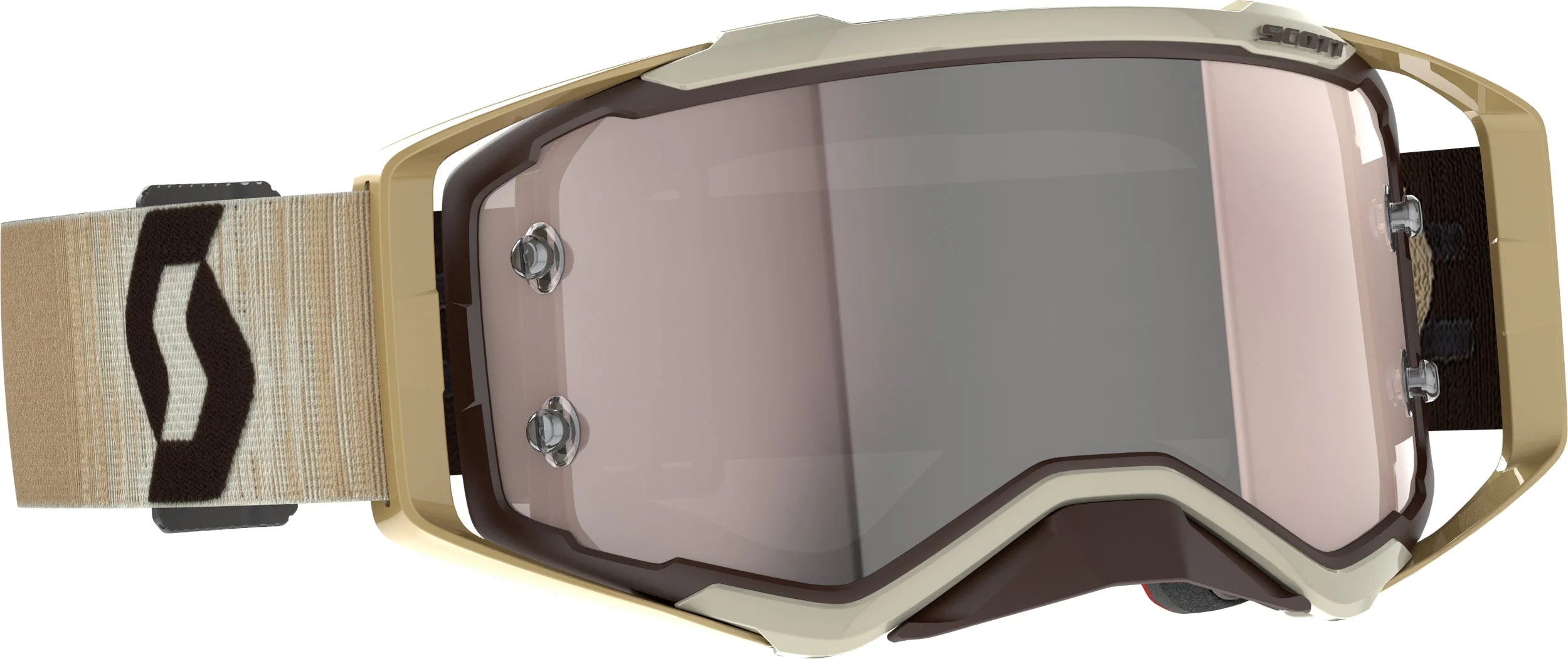 Prospect Goggle Beige/Brn Silver Chrome Works - Image 2