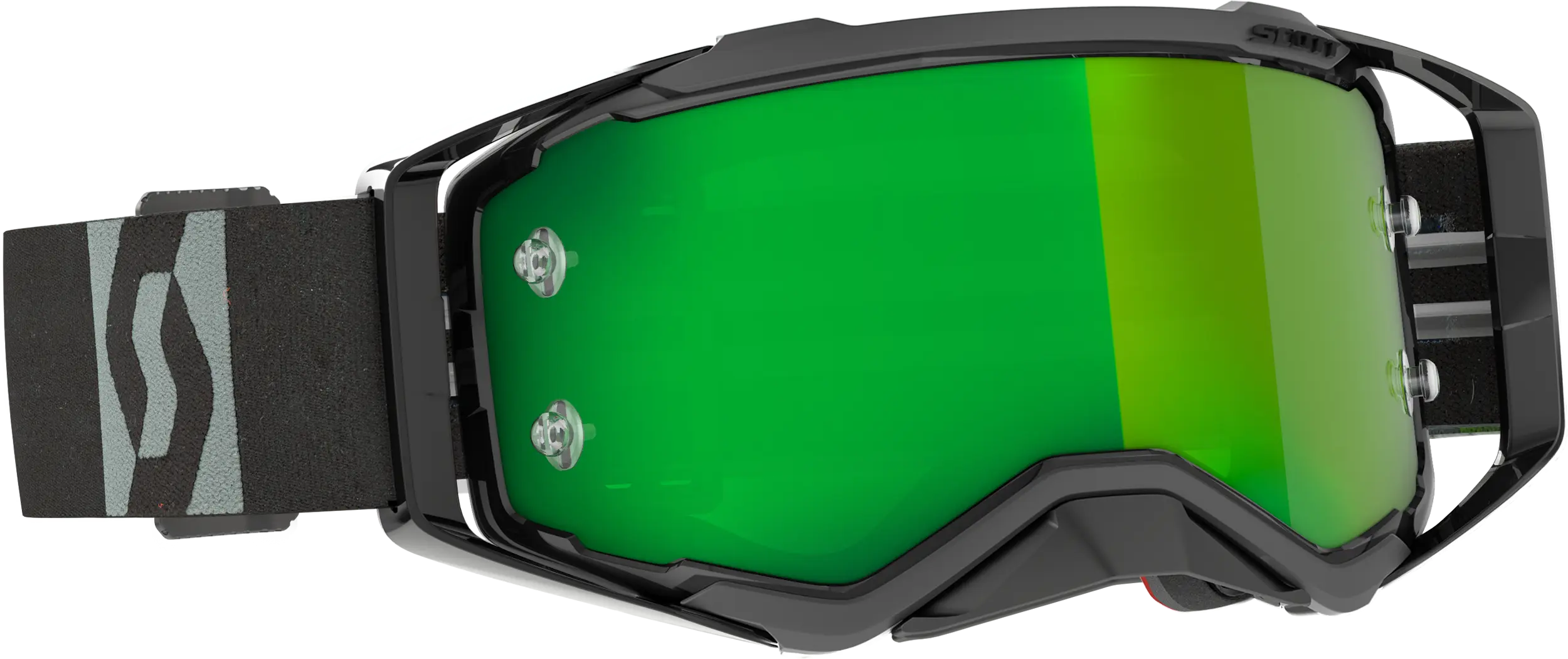 Prospect Goggle Black/Grey Green Chrome Works - Image 3