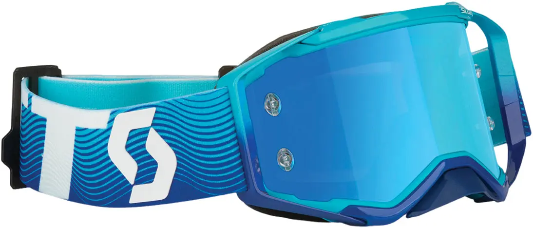 Prospect Goggle Blue/White Electric Blue Chrome Works - Image 2