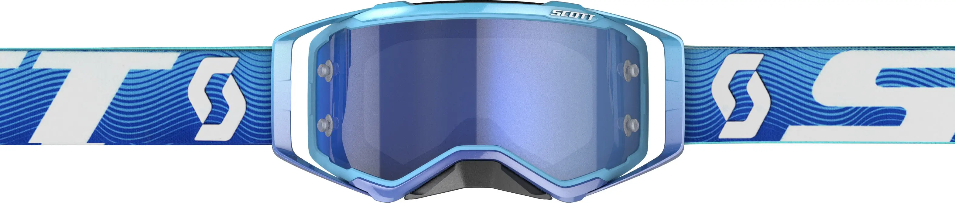 Prospect Goggle Blue/White Electric Blue Chrome Works - Image 4