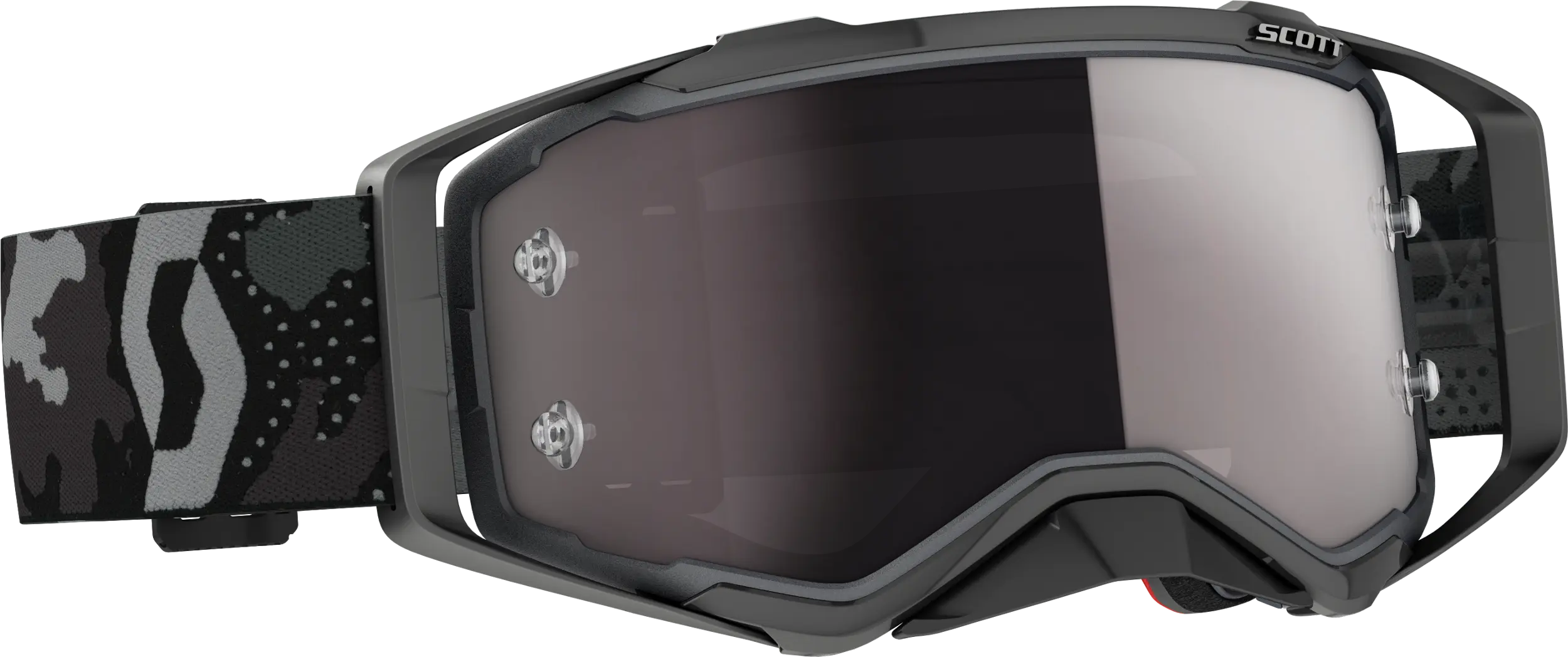 Prospect Goggle Dark Grey/ Blk W/Silver Chrome Works - Image 3