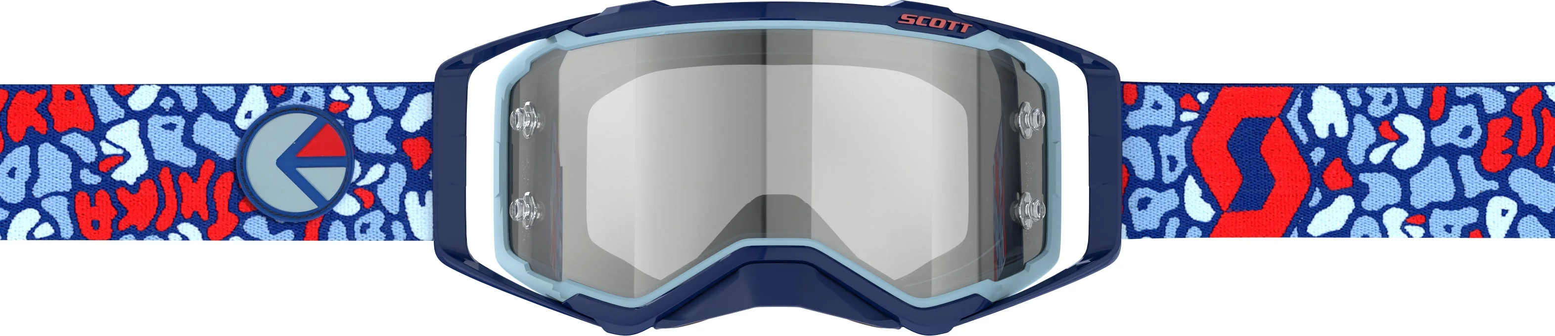 Prospect Goggle Ethika Blue/Red Silver Chrome Works - Image 2