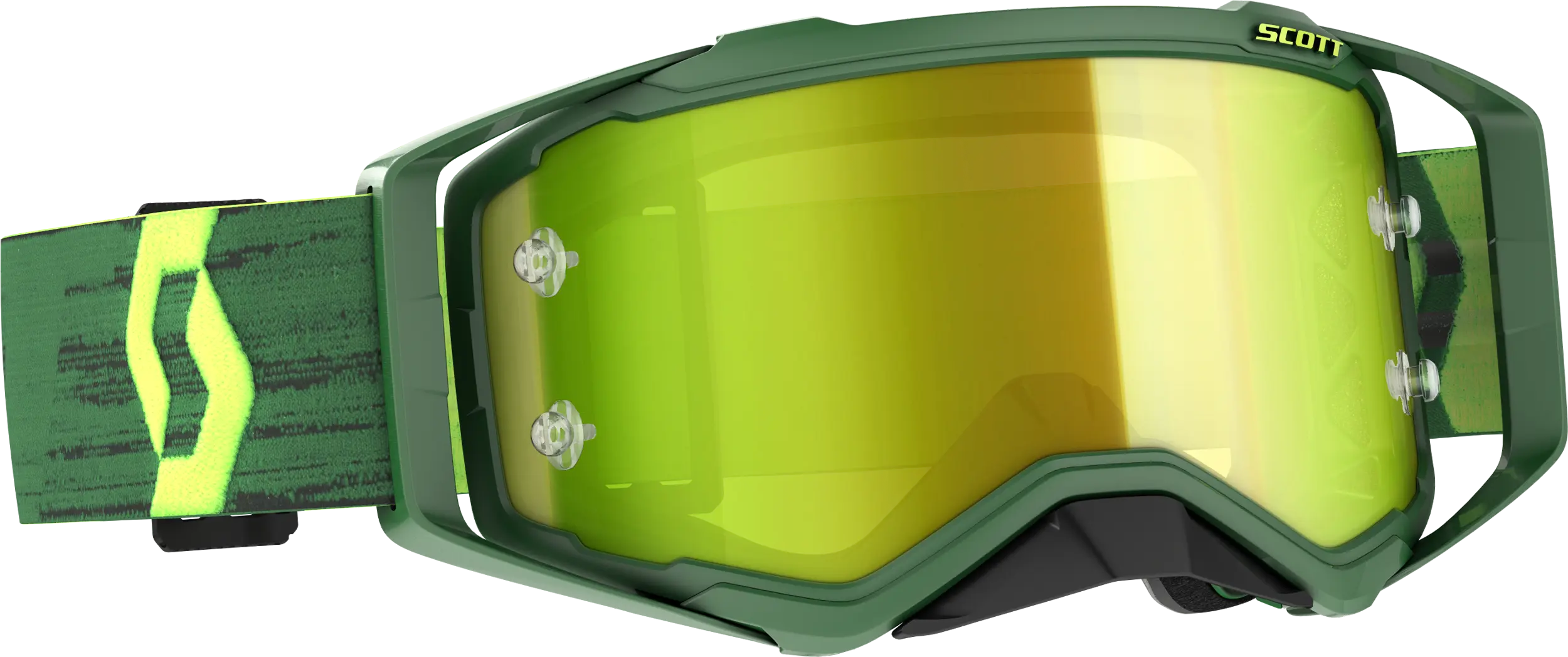 Prospect Goggle Green/ Yellow W/Yellow Chrome Works - Image 3