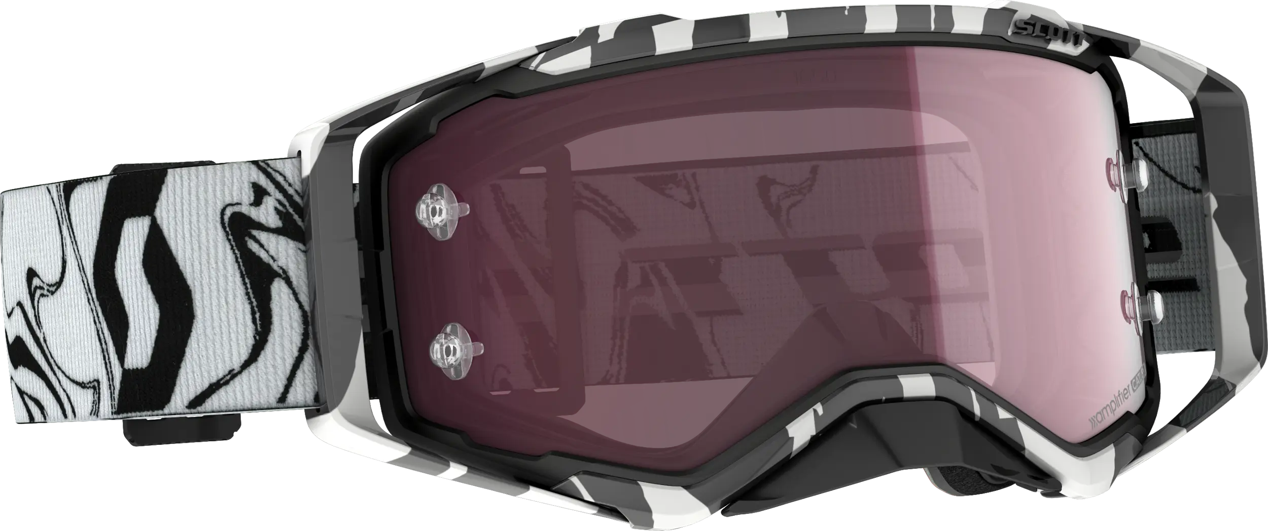 Prospect Goggle Mrbl Black/White W/Rose Amp Works - Image 3