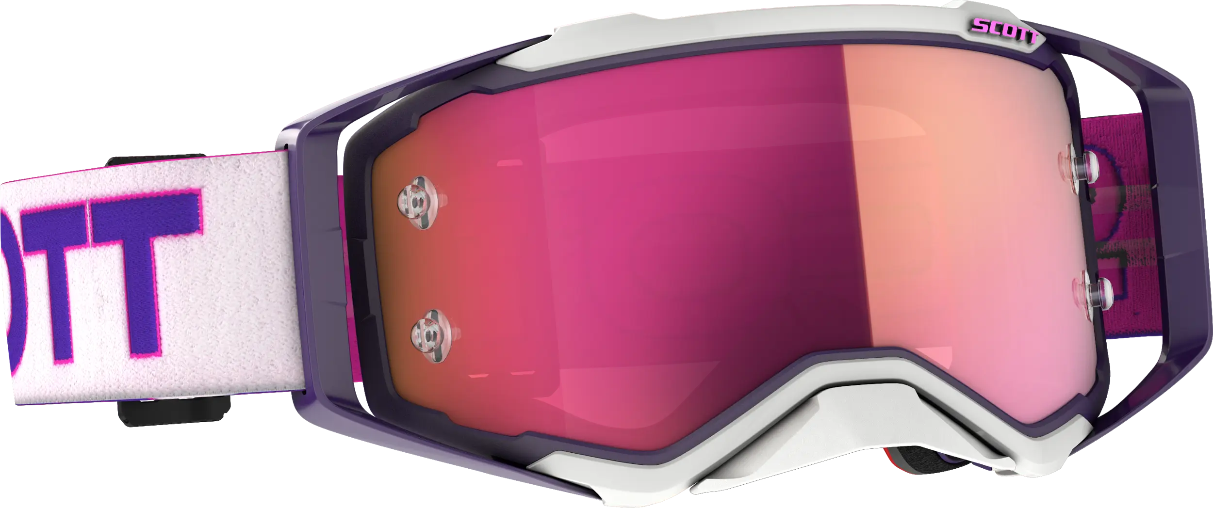 SCOTT Prospect Goggles - Purple / Pink with Pink Chrome Works Lenses