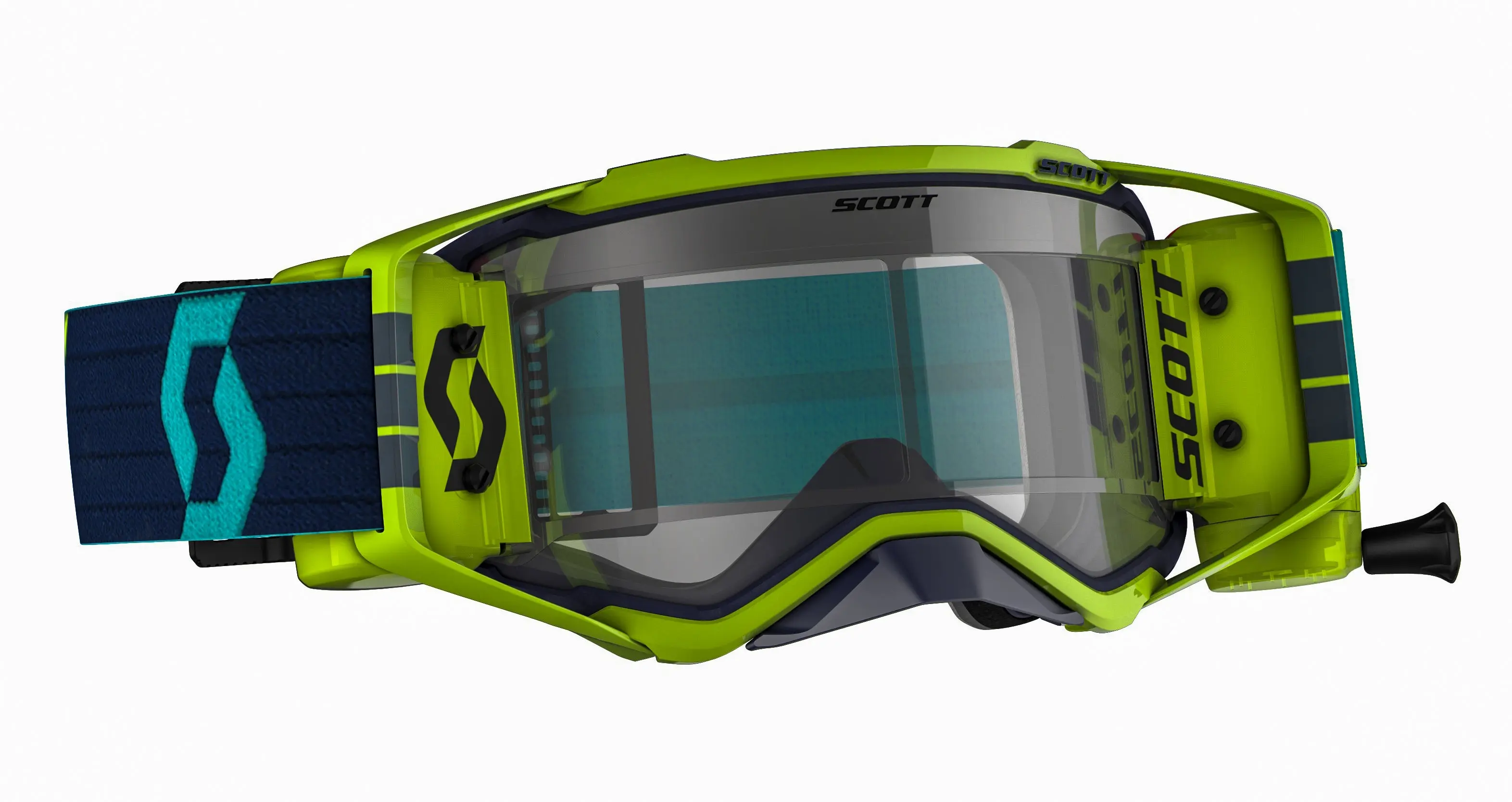 Prospect Goggle Wfs Blue/Ylw Clear Works W/2 Rolls Film - Image 4