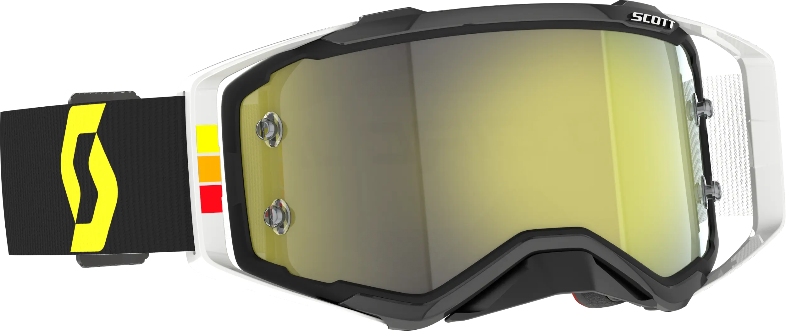 Prospect Pro Circuit Goggle Black/White Yellow Chrome Work - Image 4