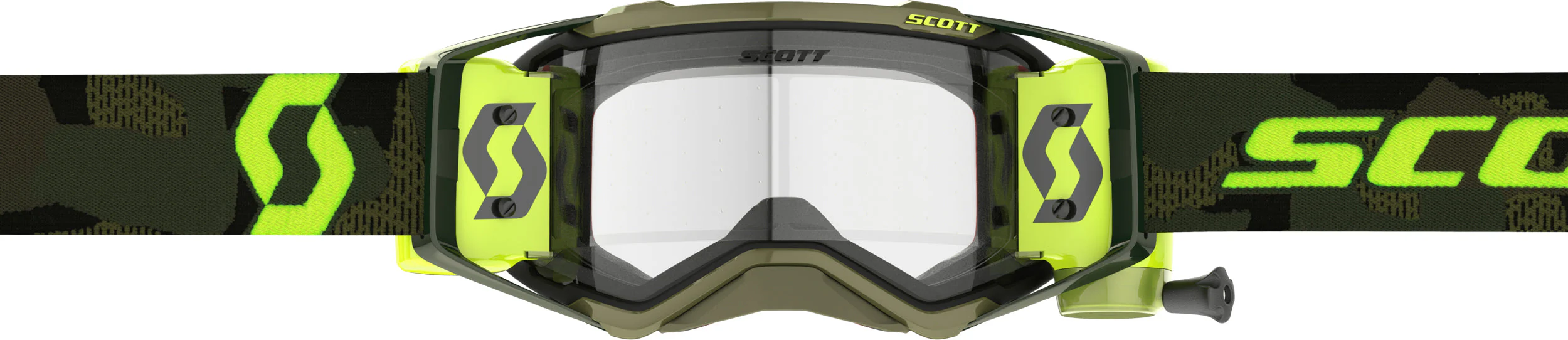Prospect Super Wfs Goggle Kaki Grn/Neon Ylw Clear Works - Image 3
