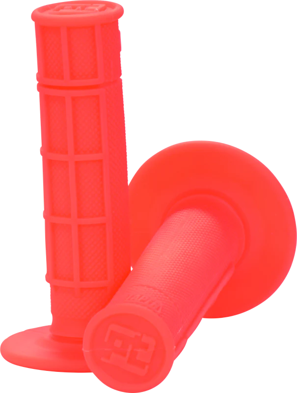 ProTaper 1/2 Waffle Grips - Neon Red - Image 2
