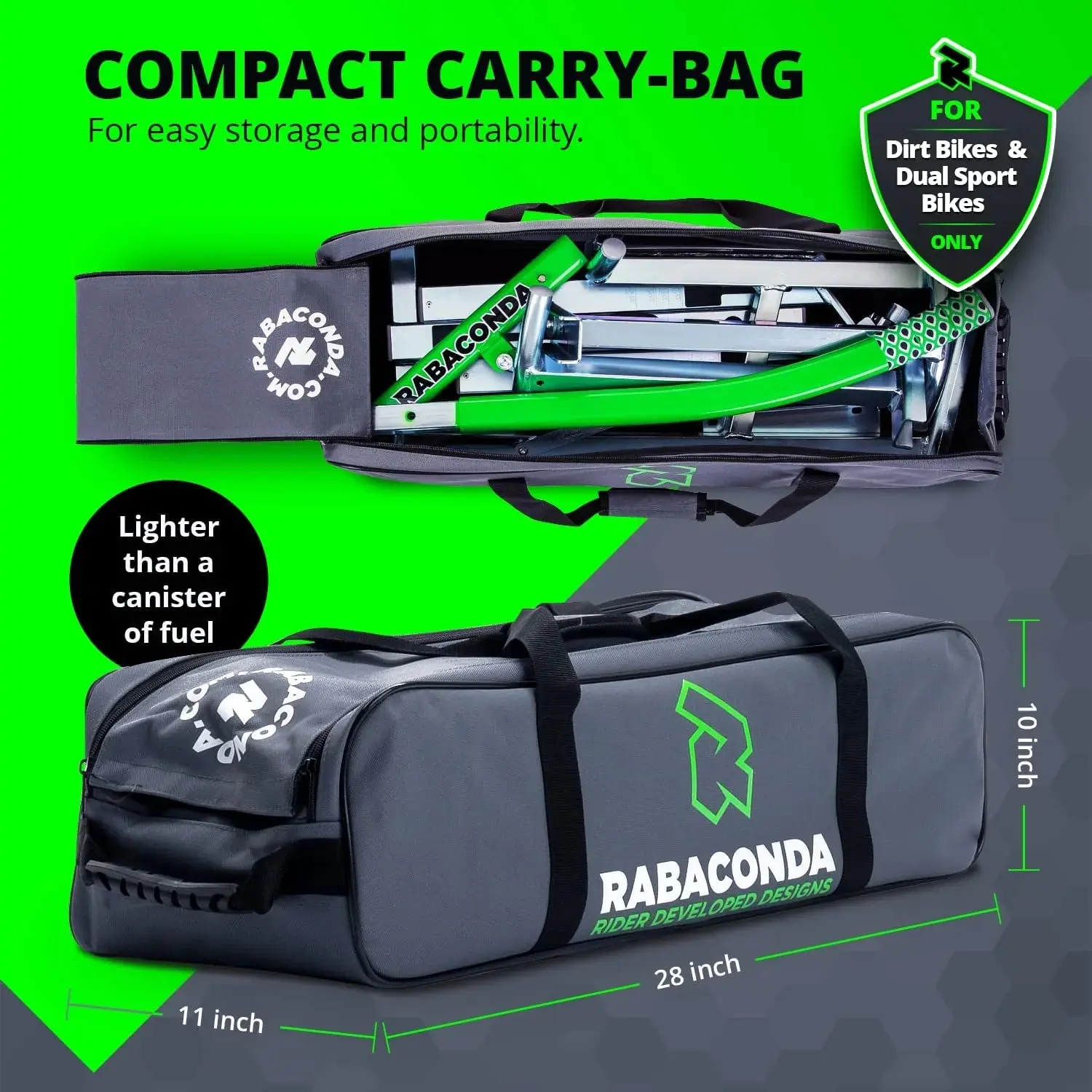 Rabaconda Dirt Bike Tire Changer - 3 Minute Tire Changer for Dirtbikes - Image 3