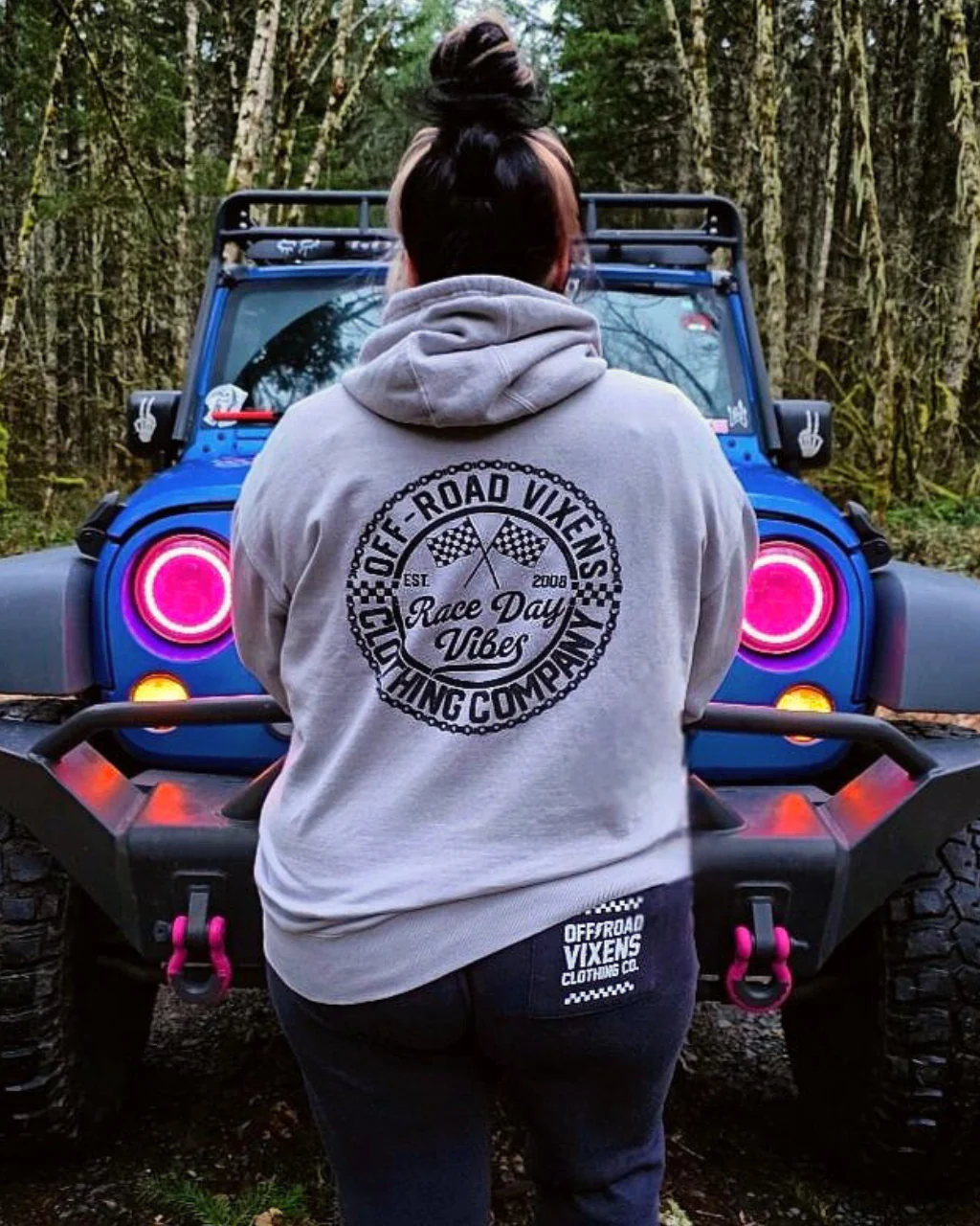 Race Day Vibes Unisex Pullover Hoodie - Image 5