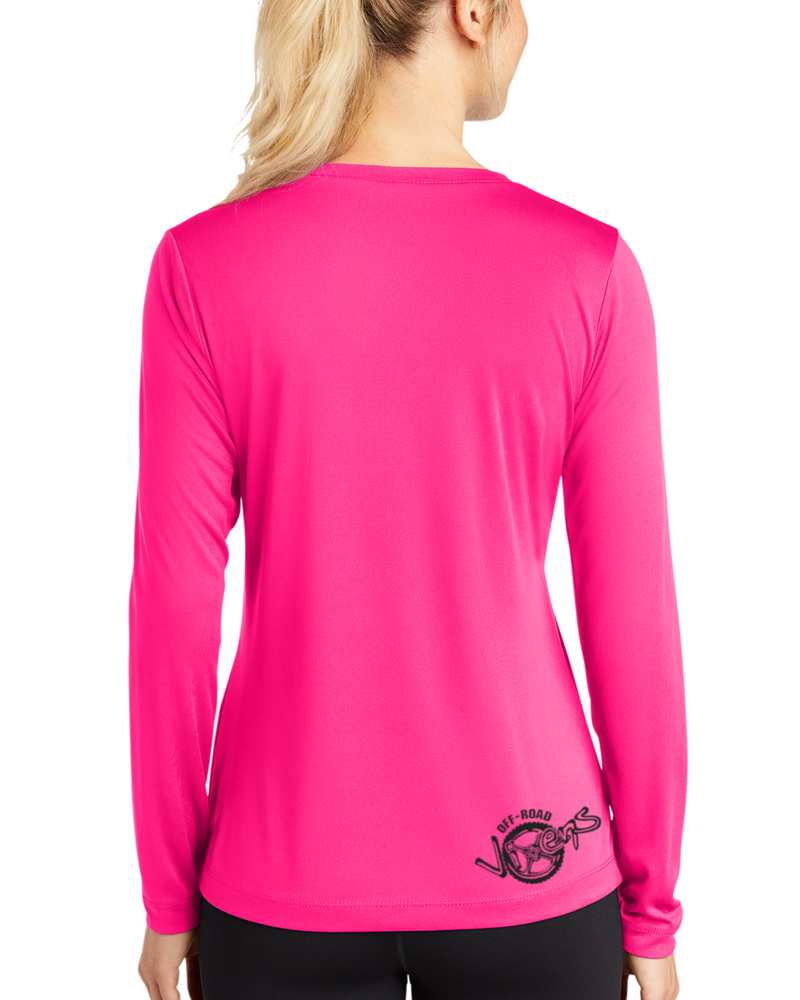 Racing Division LS Tech Tee - Neon Pink - Image 7