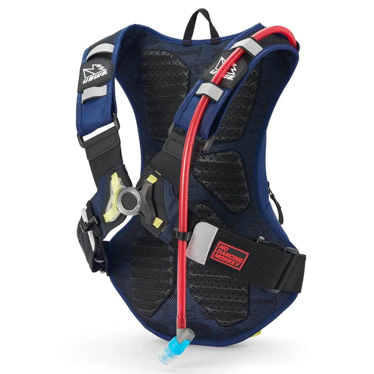 USWE Moto Hydro 12L Factory Blue Hydration Pack PNP Tube - Image 3