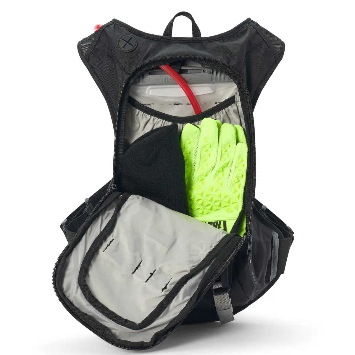 USWE Moto Hydro 8L Black Carbon Hydration Pack PNP Tube - Image 4
