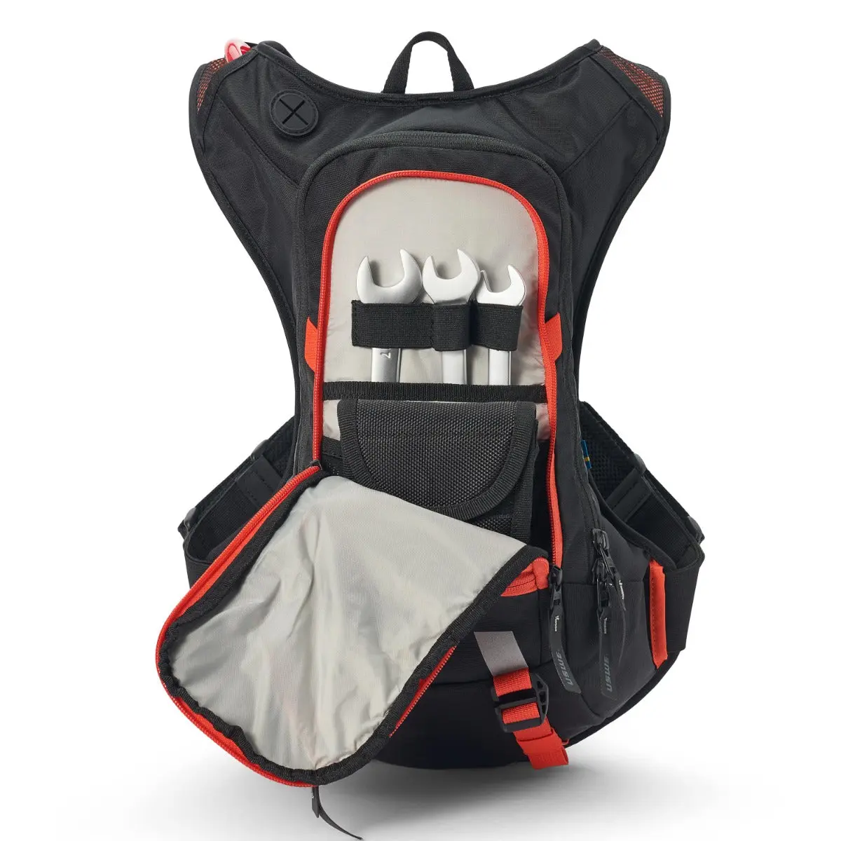 USWE Moto Hydro 8L Factory Orange Hydration Pack PNP Tube - Image 5