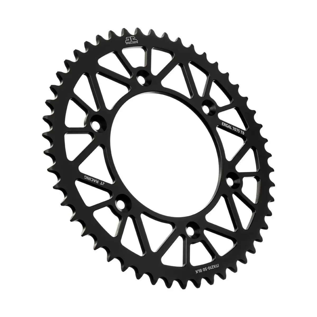 JT Rear Racelite Sprocket Alum 50 Tooth 520 Blk Beta/Hon