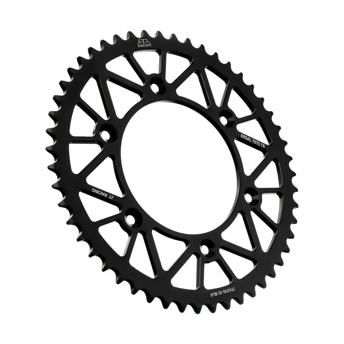 JT Rear Racelite Sprocket Alum 51 Tooth 520 Blk Beta/Hon