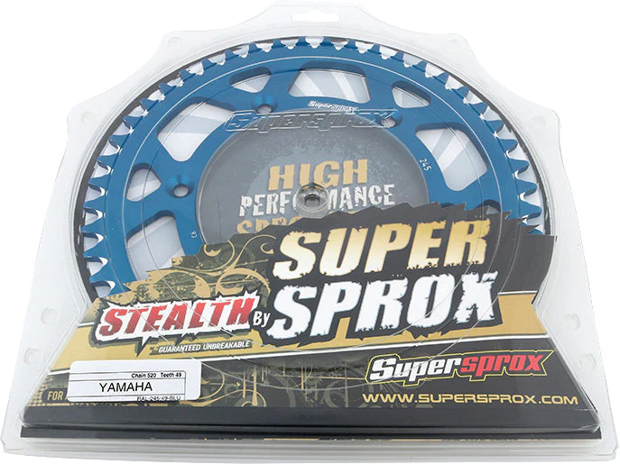 Rear Sprocket Aluminum 49t 520 Blu Yam - Image 3