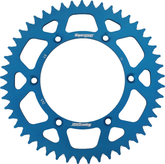 Rear Sprocket Aluminum 49t 520 Blu Yam - Image 4