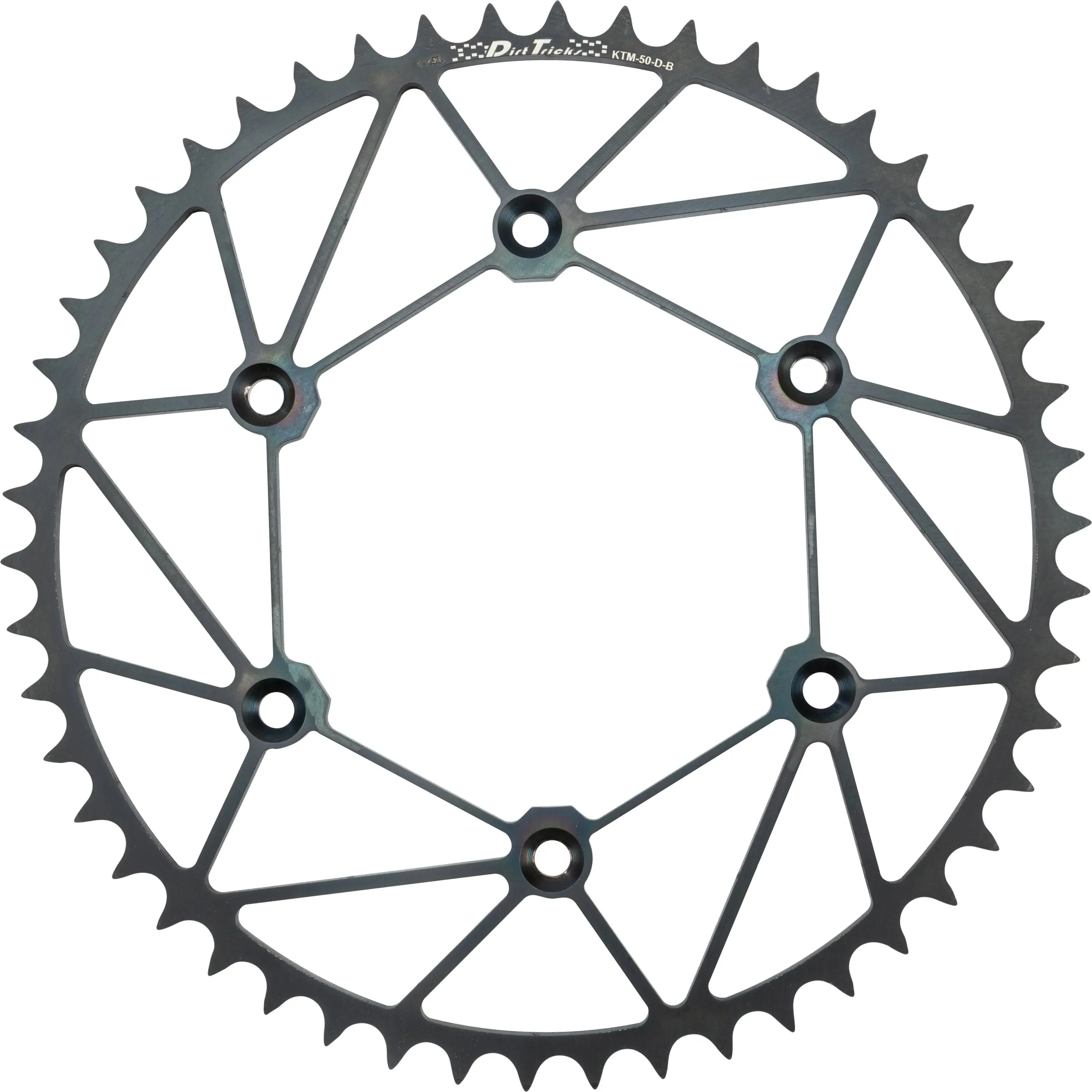 Rear Sprocket Chromoly Stl/Zir 50t 520 Blk Ktm/Husq - Image 2