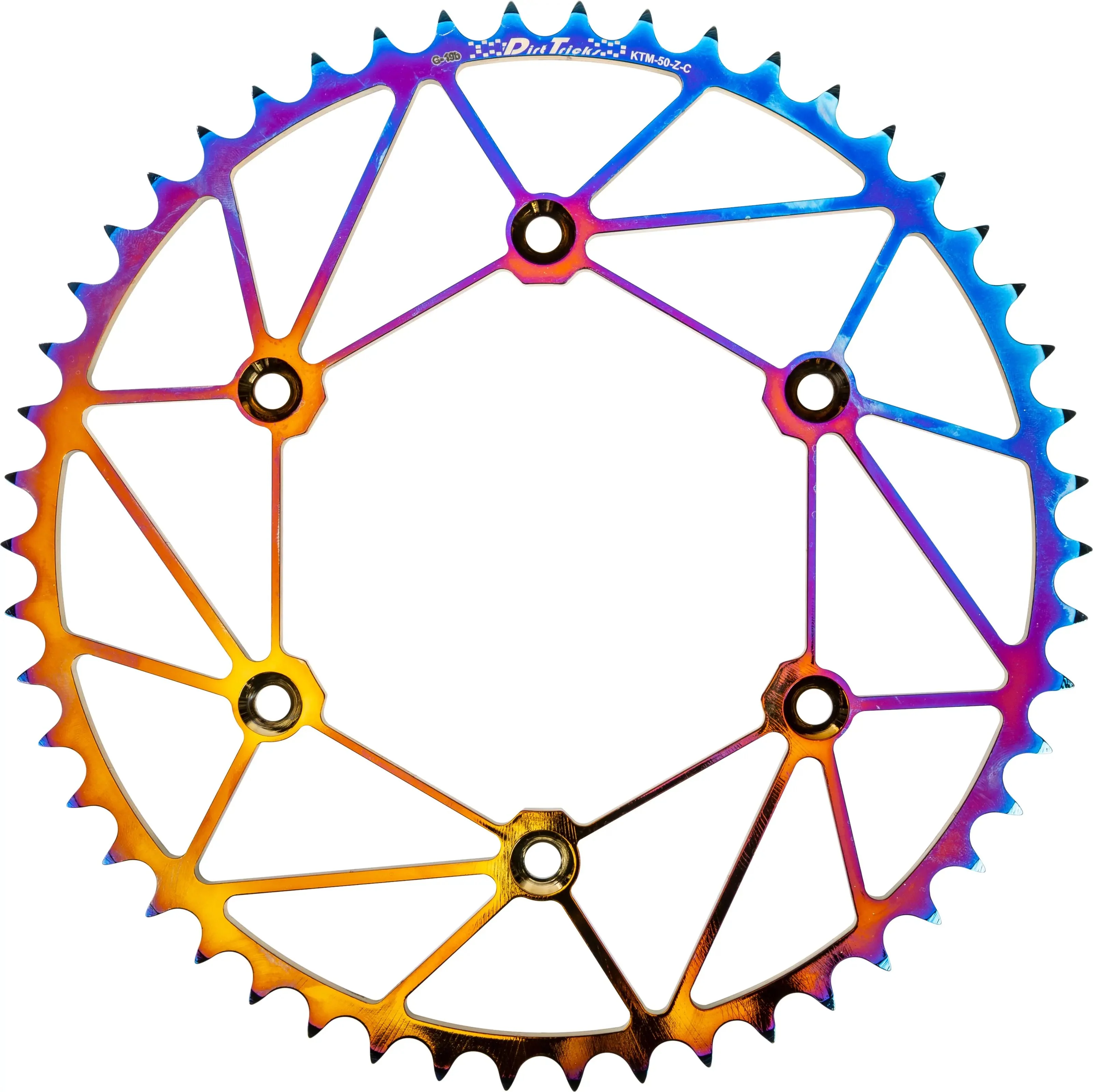 Rear Sprocket Chromoly Stl/Zir 50t 520 Chromatic Ktm/Husq - Image 2