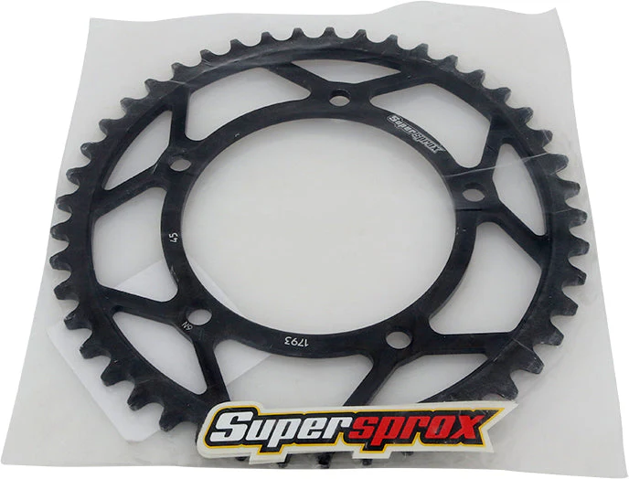 Rear Sprocket Steel 45t 520 Blk Hay/Suz/Tri - Image 4