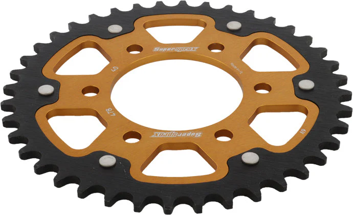Rear Stealth Sprocket Alu/Stl 40t 520 Gld Kaw/Pol - Image 2