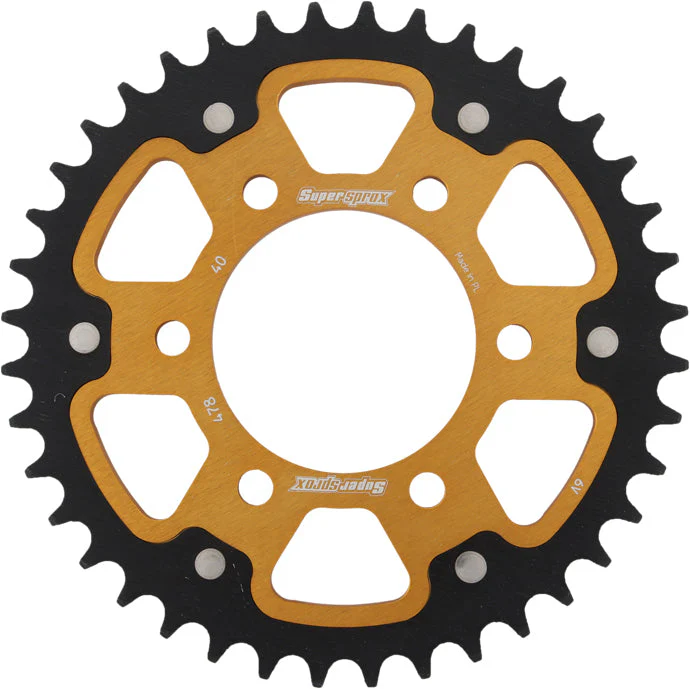 Rear Stealth Sprocket Alu/Stl 40t 520 Gld Kaw/Pol - Image 4