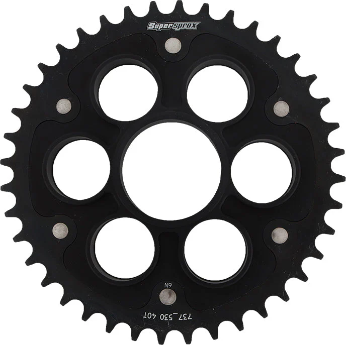 Rear Stealth Sprocket Alu/Stl 40t 530 Blk Duc - Image 4