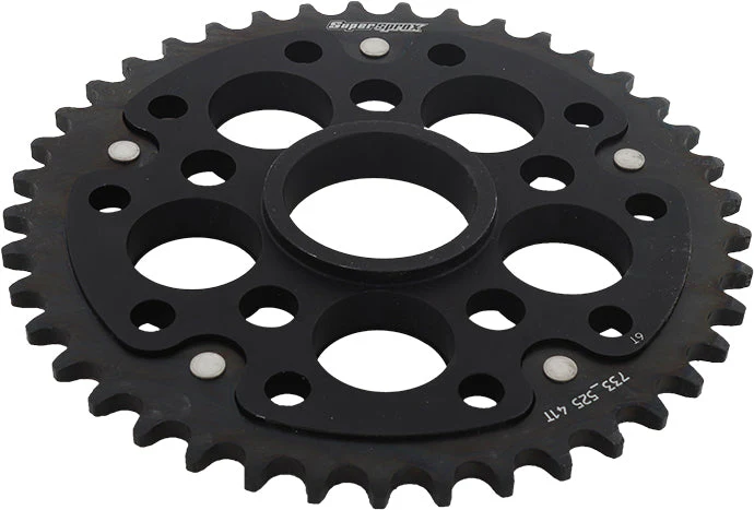 Rear Stealth Sprocket Alu/Stl 41t 525 Blk Duc - Image 2