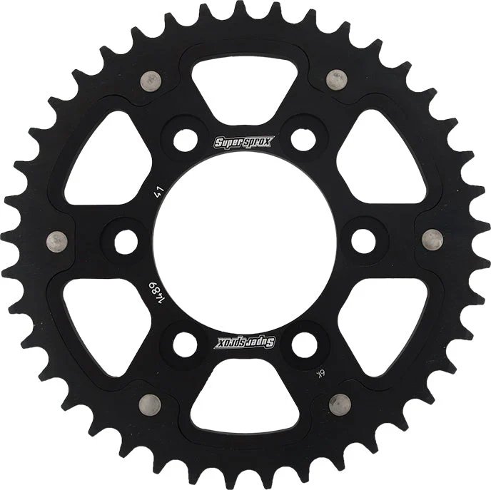 Rear Stealth Sprocket Alu/Stl 41t 525 Blk Kaw - Image 4