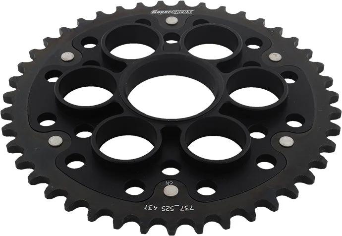 Rear Stealth Sprocket Alu/Stl 43t 525 Blk Duc - Image 2