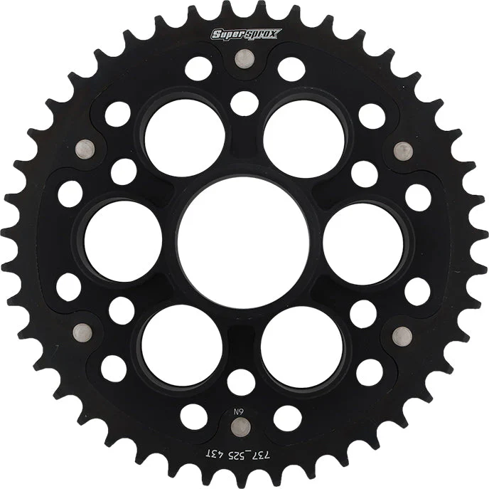 Rear Stealth Sprocket Alu/Stl 43t 525 Blk Duc - Image 4