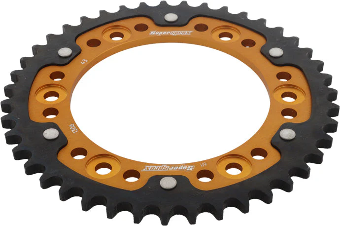 Rear Stealth Sprocket Alu/Stl 43t 530 Gld Hon - Image 2