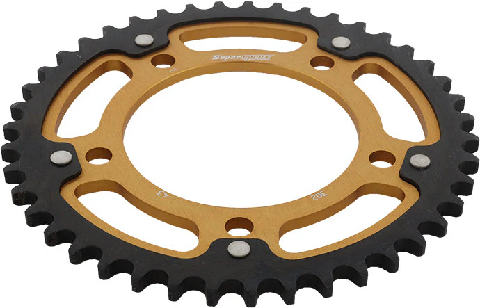 Rear Stealth Sprocket Alu/Stl 43t 530 Gld Hon - Image 2
