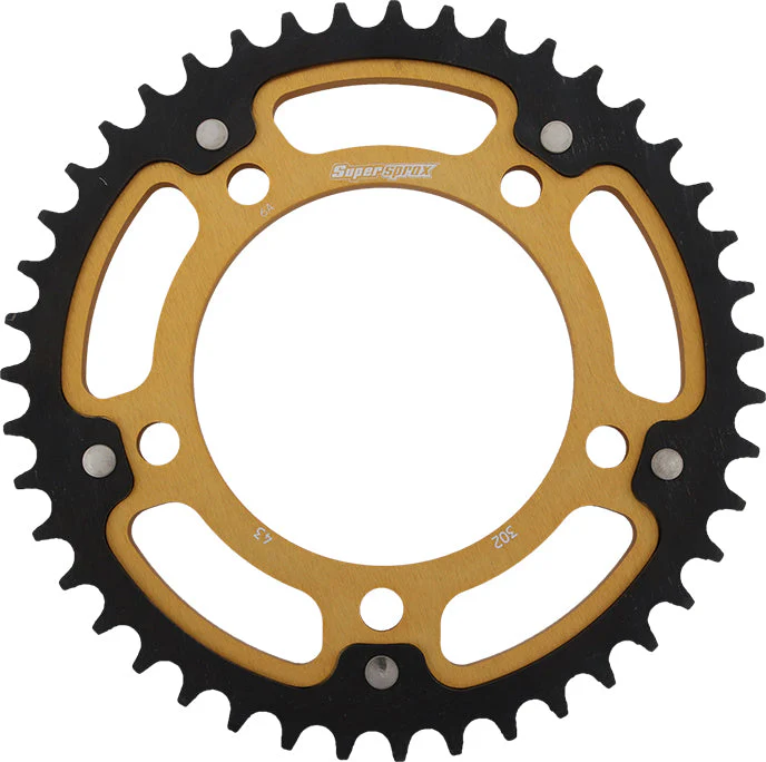 Rear Stealth Sprocket Alu/Stl 43t 530 Gld Hon - Image 4