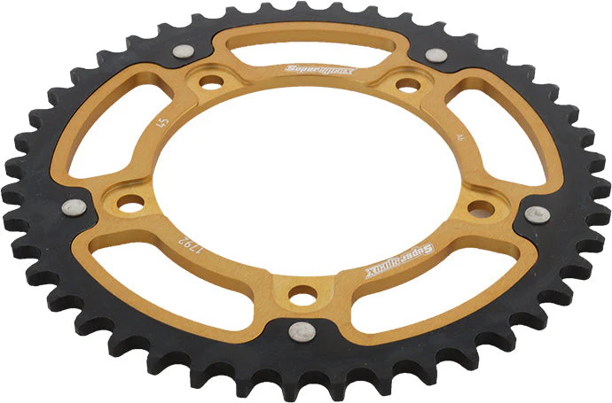 Rear Stealth Sprocket Alu/Stl 45t 525 Gld Suz/Tri - Image 2