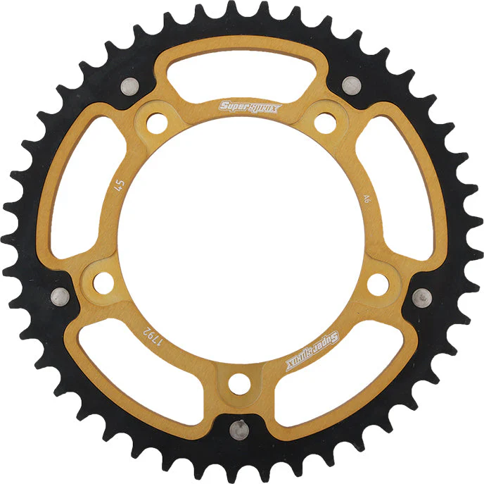 Rear Stealth Sprocket Alu/Stl 45t 525 Gld Suz/Tri - Image 4