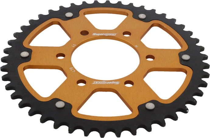 Rear Stealth Sprocket Alu/Stl 46t 520 Gld Kaw - Image 2