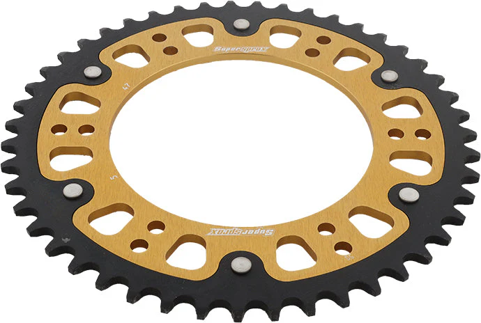 Rear Stealth Sprocket Alu/Stl 47t 520 Gld Apr/Bmw - Image 2