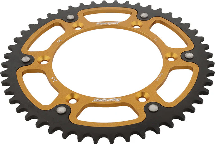 Rear Stealth Sprocket Alu/Stl 48t 520 Gld Yam - Image 2