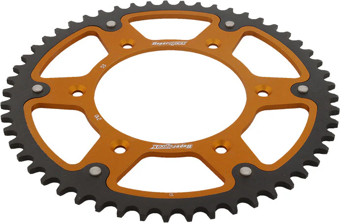 Rear Stealth Sprocket Alu/Stl 53t 520 Gld Hon - Image 2
