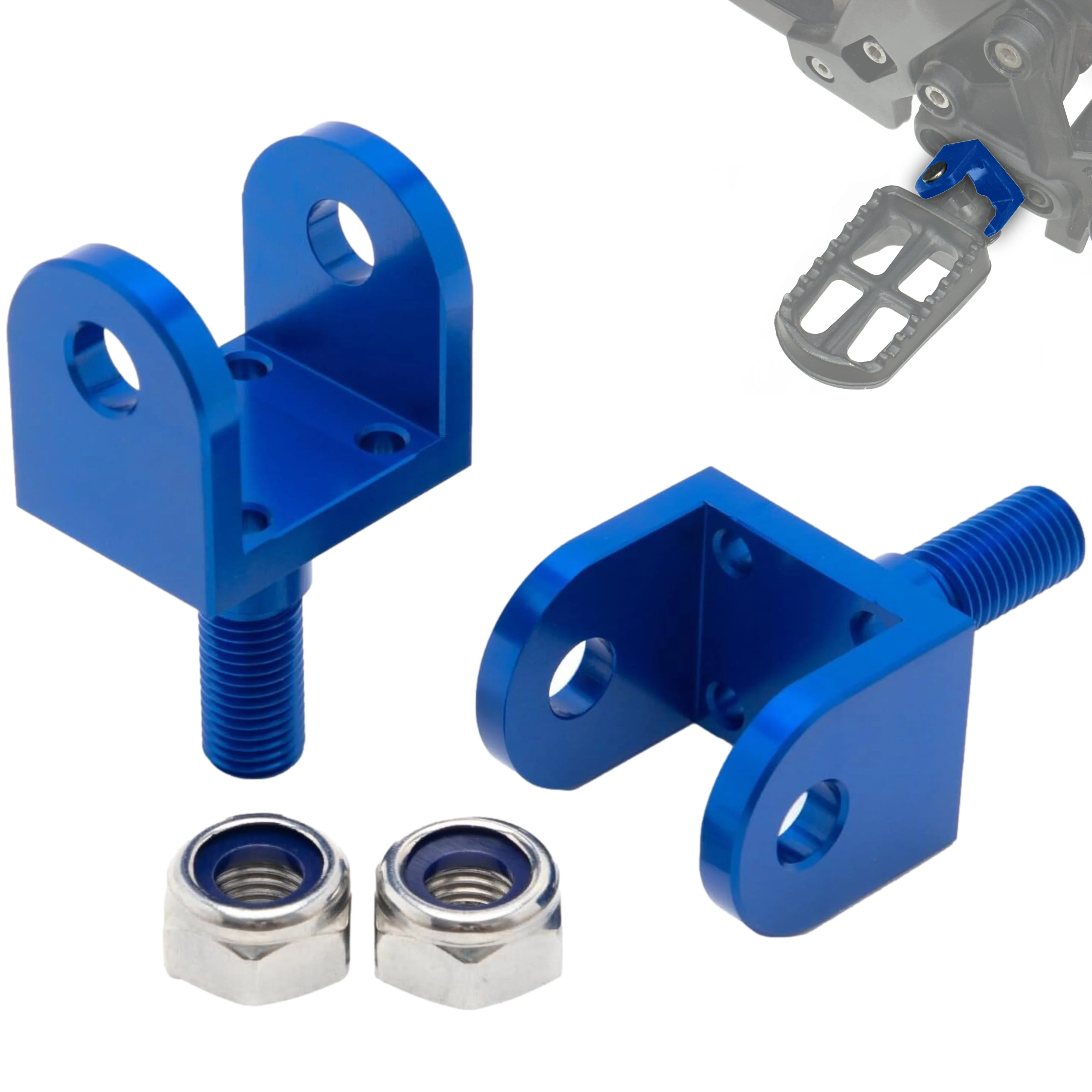 Replacement Foot Peg Mounts for E-Ride PRO, Sur-Ron & Talaria - Image 2