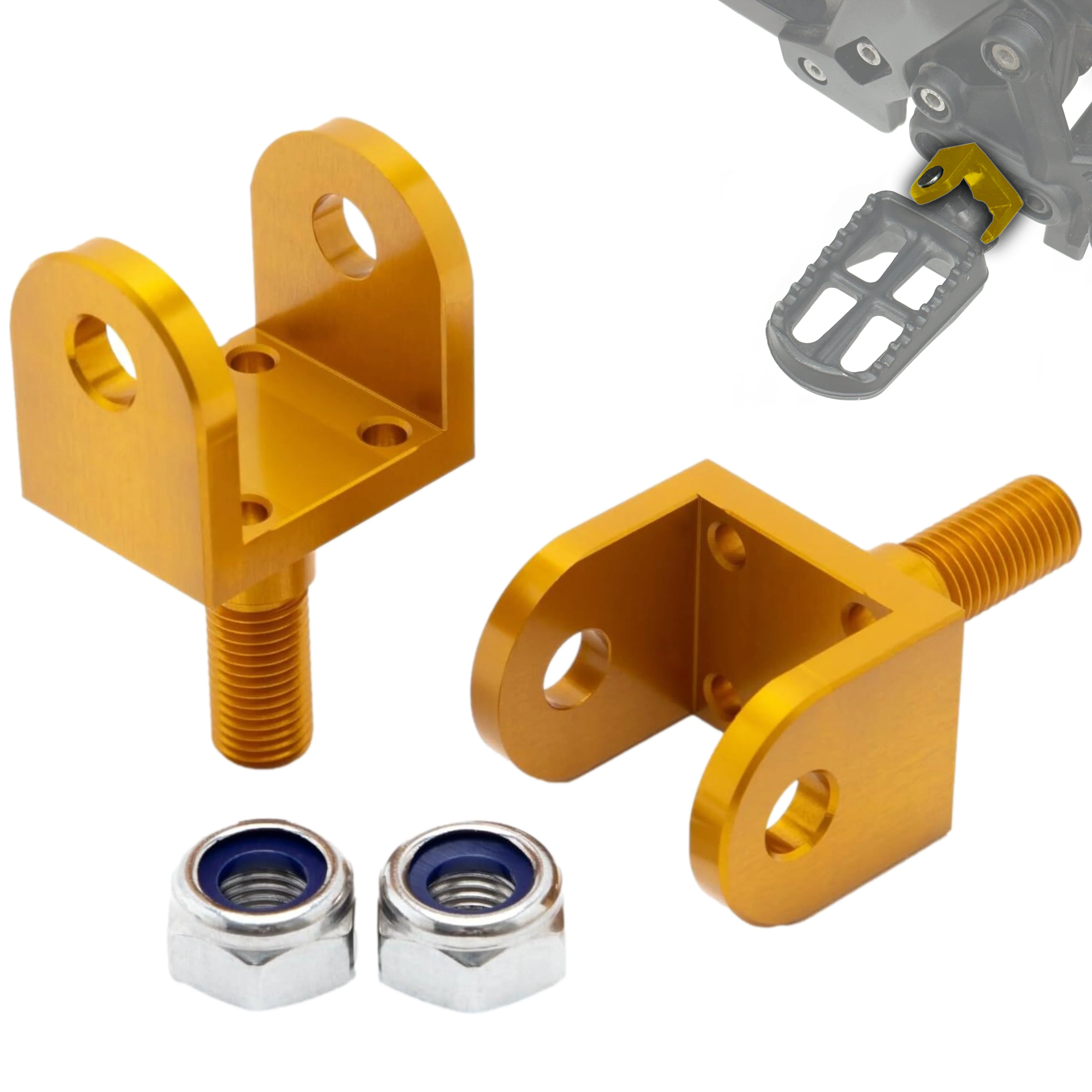 Replacement Foot Peg Mounts for E-Ride PRO, Sur-Ron & Talaria - Image 3