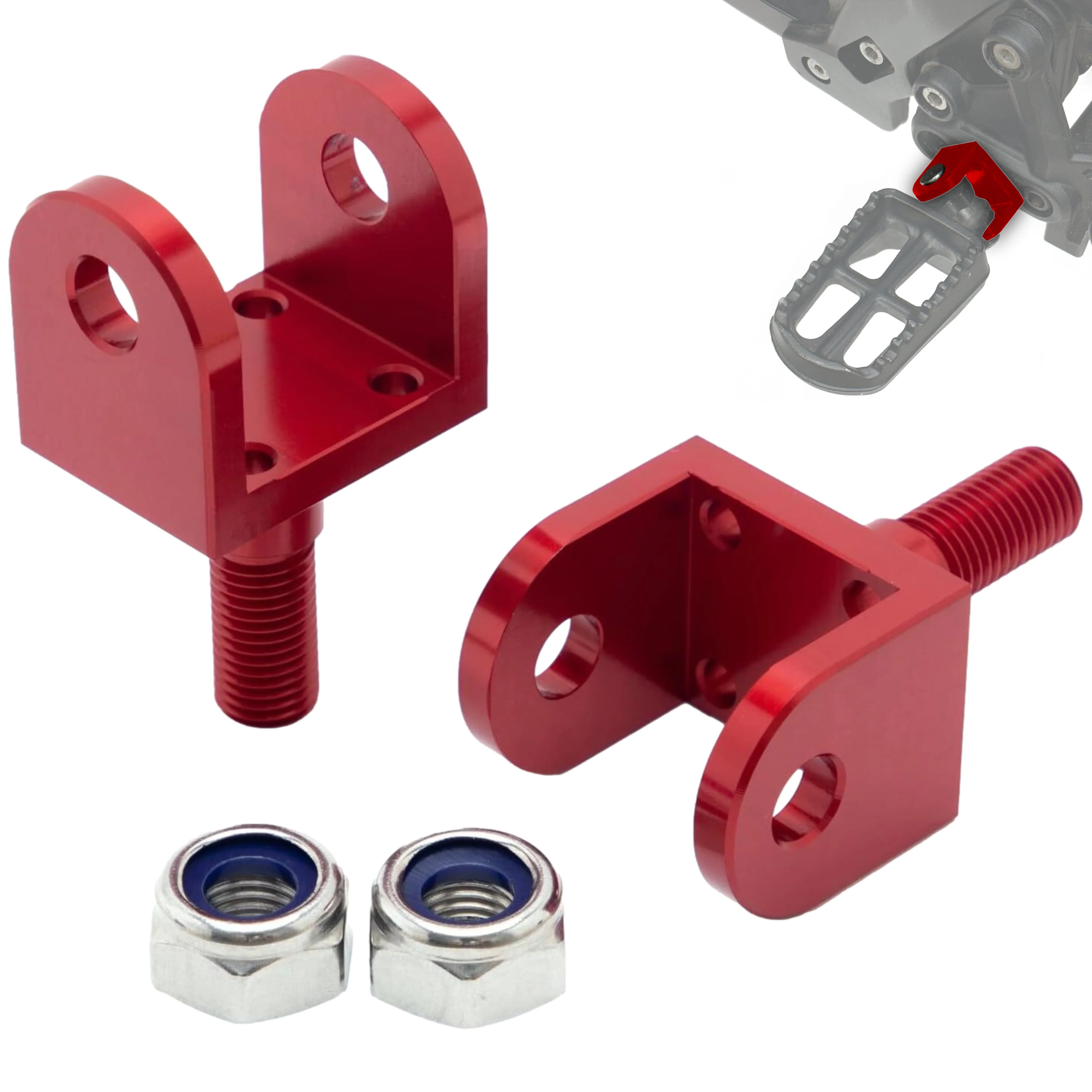 Replacement Foot Peg Mounts for E-Ride PRO, Sur-Ron & Talaria - Image 4