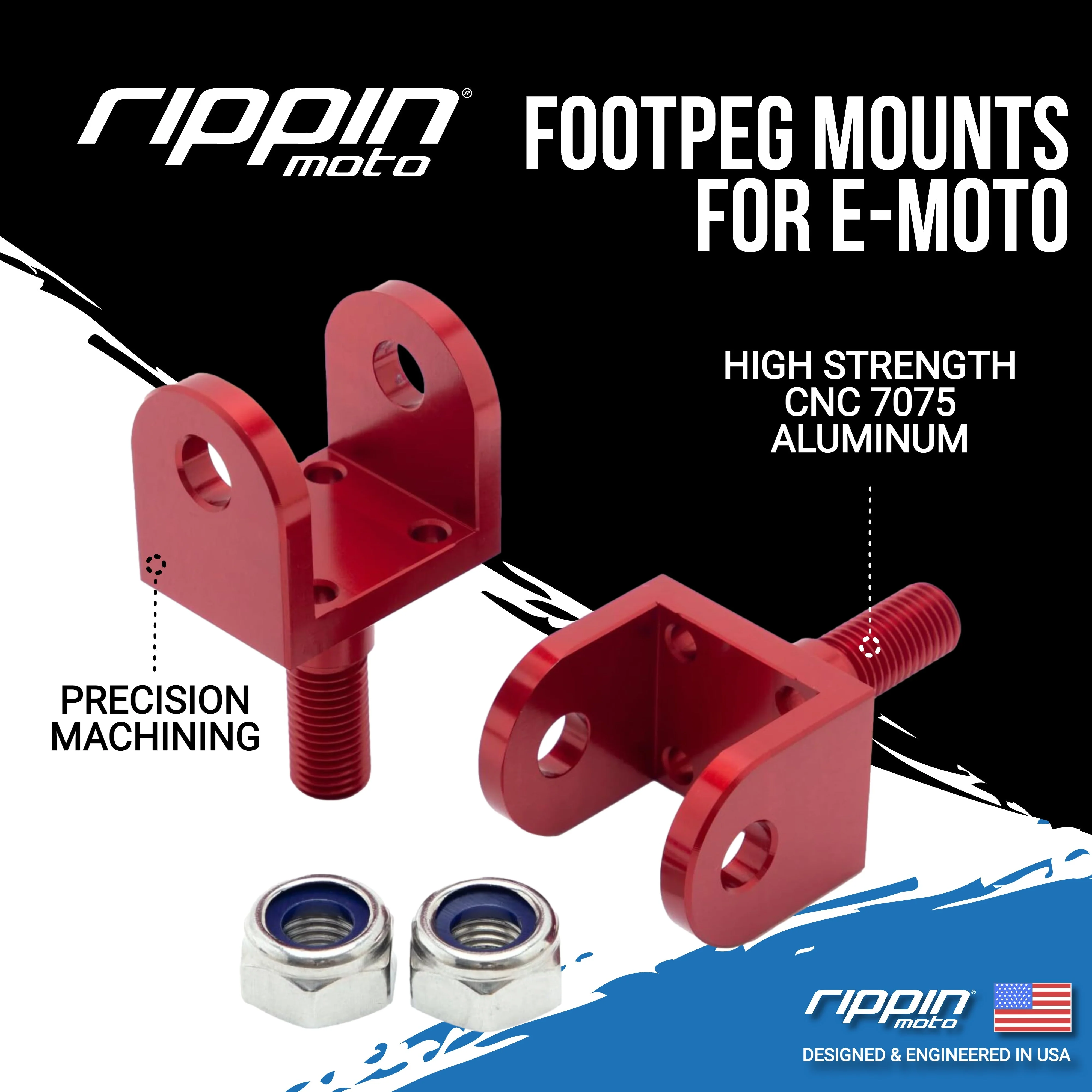 Replacement Foot Peg Mounts for E-Ride PRO, Sur-Ron & Talaria - Image 5